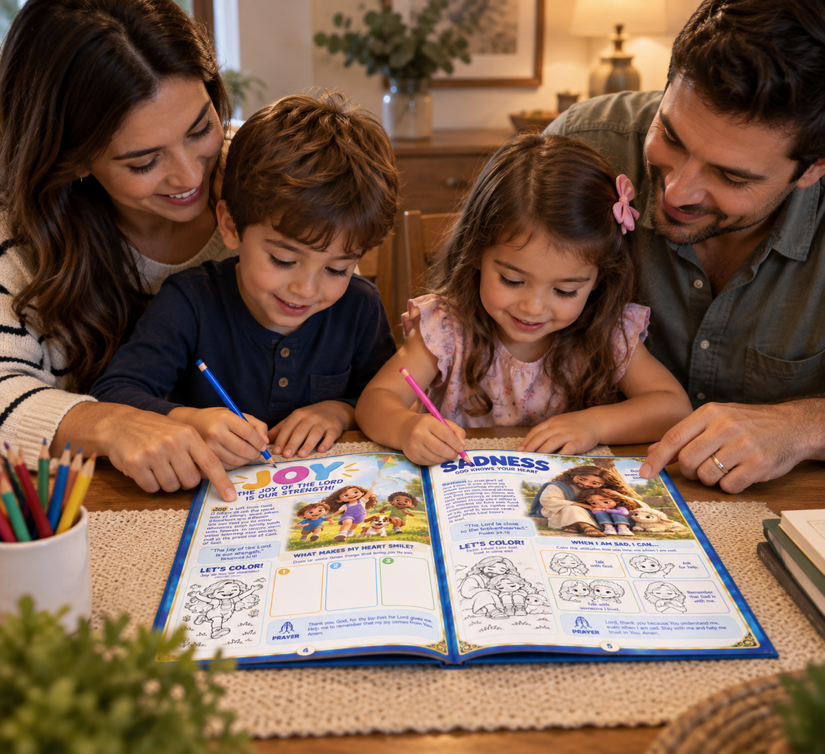 Discovering Emotions with God – Christian Digital Workbook for Kids